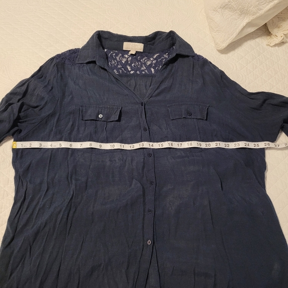 Navy blouse - Picture 4 of 4